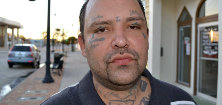 Vann on a Texas Avenue sidewalk