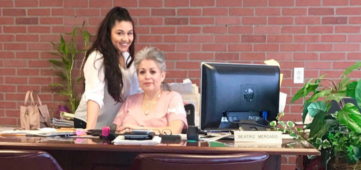 Angelica Mercado and her mom