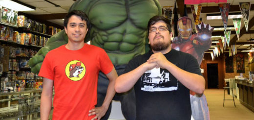 Two guys in comic shop