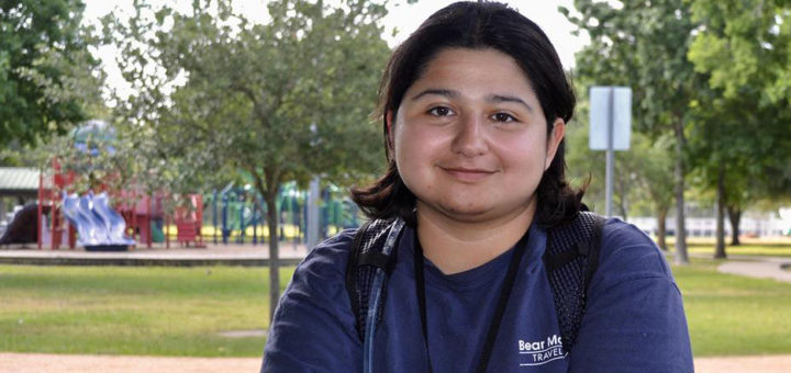 Erika Benavides at park