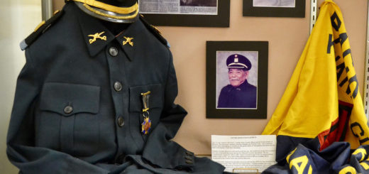 Photo and uniform of Raquel Gonzalez's father