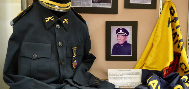 Photo and uniform of Raquel Gonzalez's father