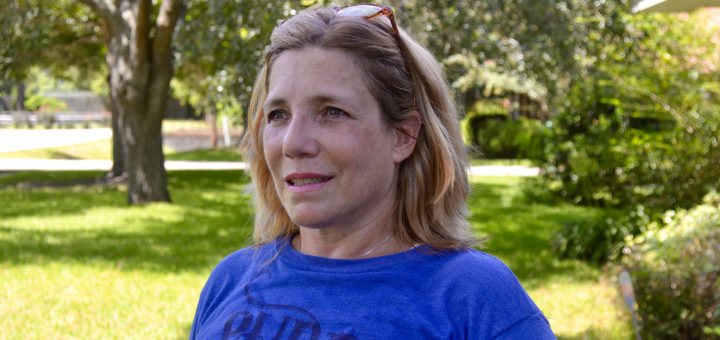 JenniferBourgeois outside her home