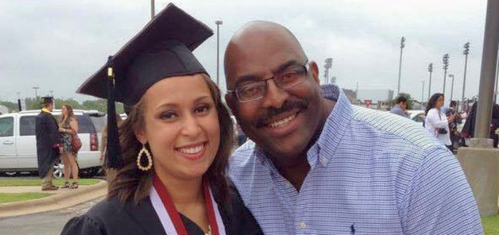 Kenneth Clark with his daughter