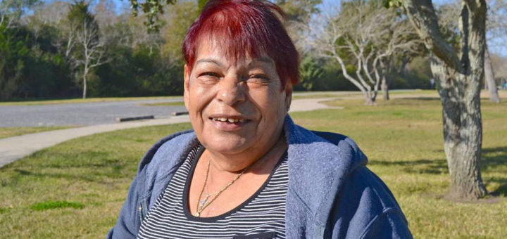 Lupe Valencia at the park