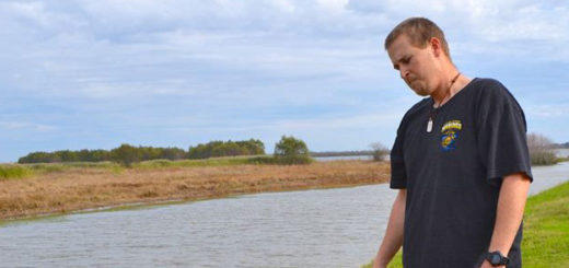 Young man with his dog