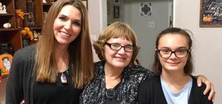 Young poet with family