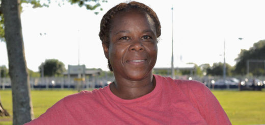 Priscilia Polius at park