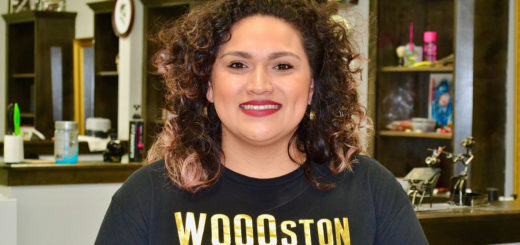 Roxann Ramirez in her barbershop