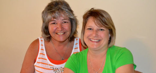 Sisters working at estate sale