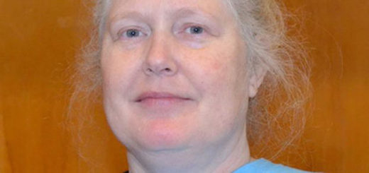 Woman at garage sale