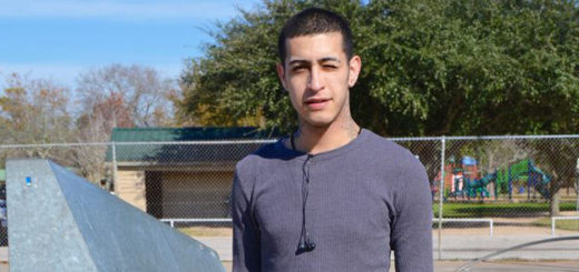 Young man at skate park