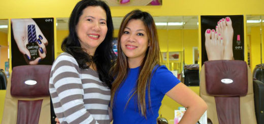 Vietnam woman at nail salon