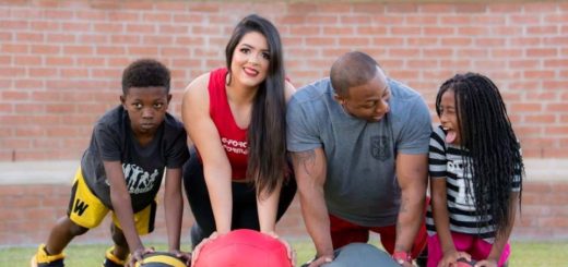 Vincent Grant with his family