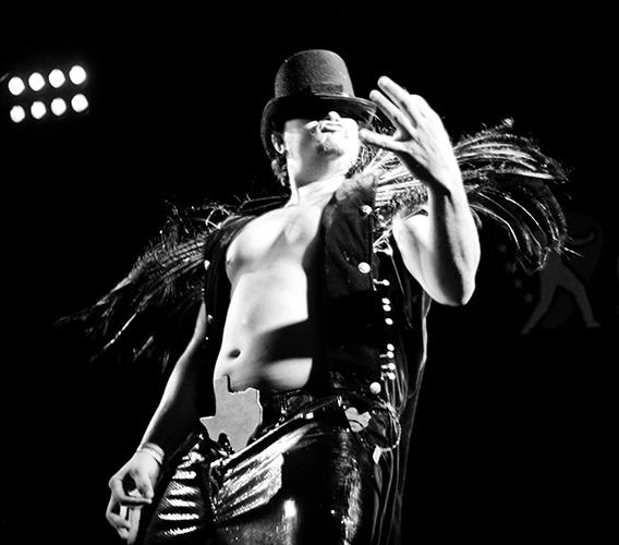 Brock McRock at air guitar competition