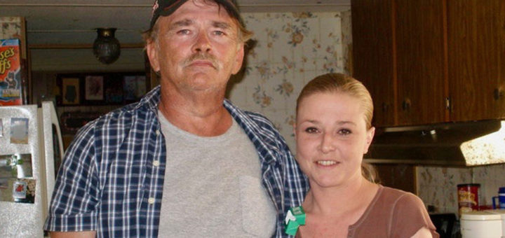 Mike Mims stands with his daughter, Melissa