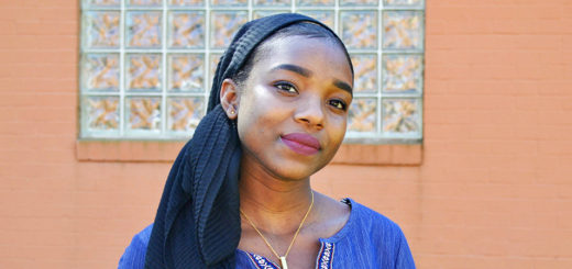 Sylvia Reema on Lee College campus